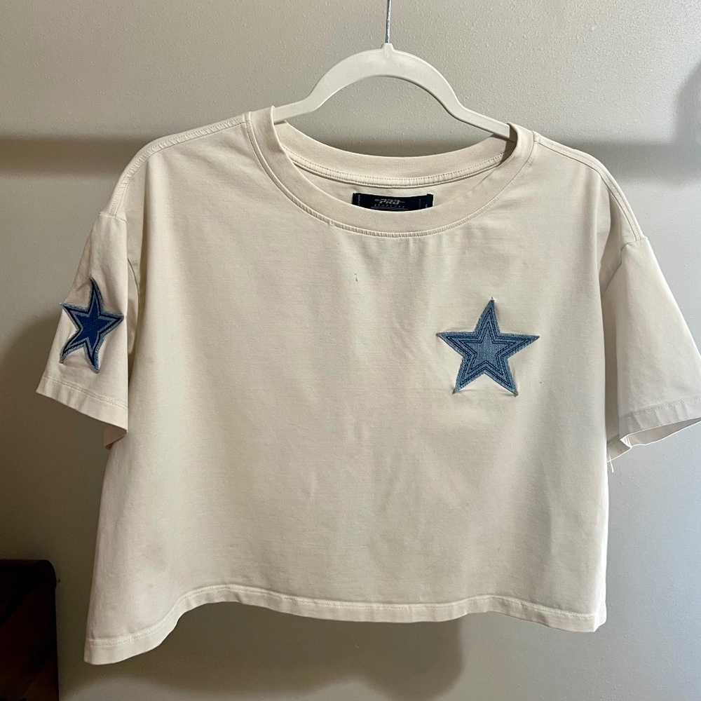 NFL Dallas Cowboys Varsity Blues Woman’s Boxy Tee